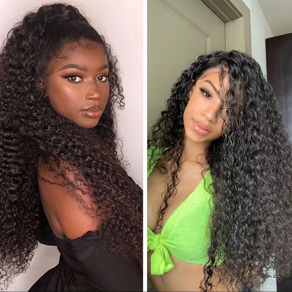 💫26” DEEP CURLY 100% HUMAN LACE FRONT WIG💫 *NEW*